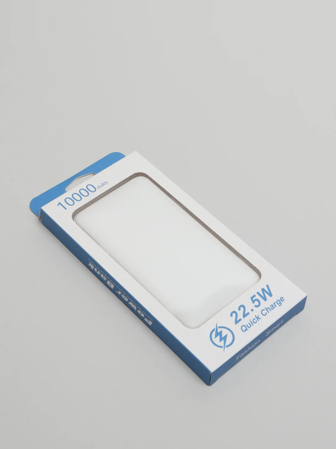 Белый внешний аккумулятор power bank 10000 mAh pd