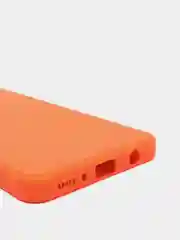 Алый чехол Samsung A31 c защитой камеры и бархатом внутри