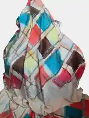 Серый плед-покрывало/ накидка на диван, кровать 150/200 см милитари, хаки