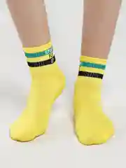 Желтый носки sport fly up