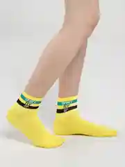 Желтый носки sport fly up