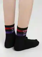 Черный носки sport fly up