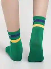 Лесной зеленый носки sport fly up