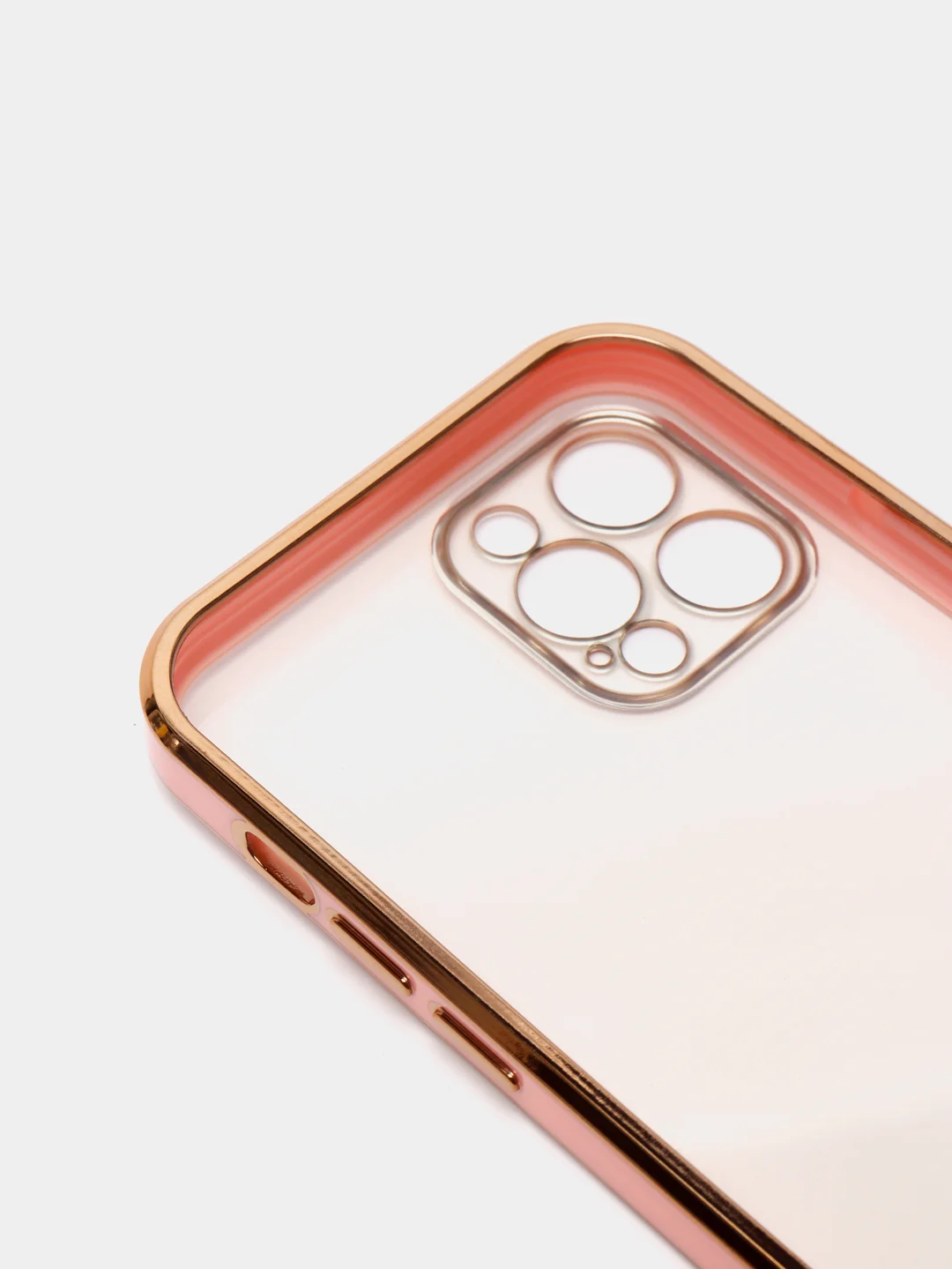 Розовый чехол для iPhone 12 Mini, 12 Pro Max, 13 Mini, 13 Pro Max с гальваническим покрытием