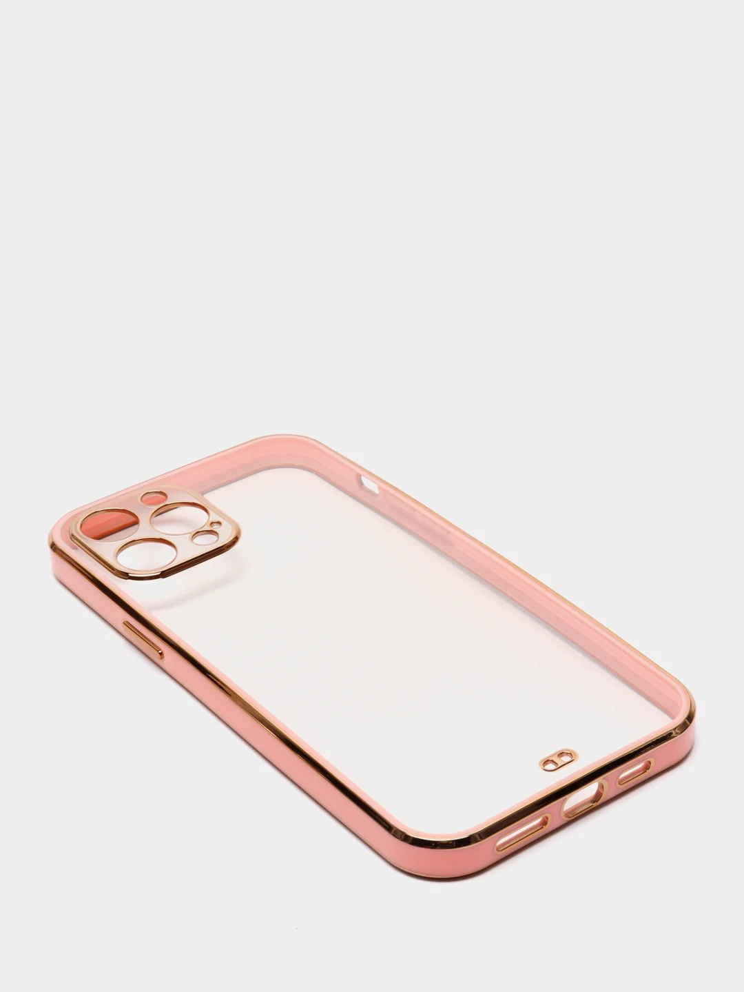 Розовый чехол для iPhone 12 Mini, 12 Pro Max, 13 Mini, 13 Pro Max с гальваническим покрытием