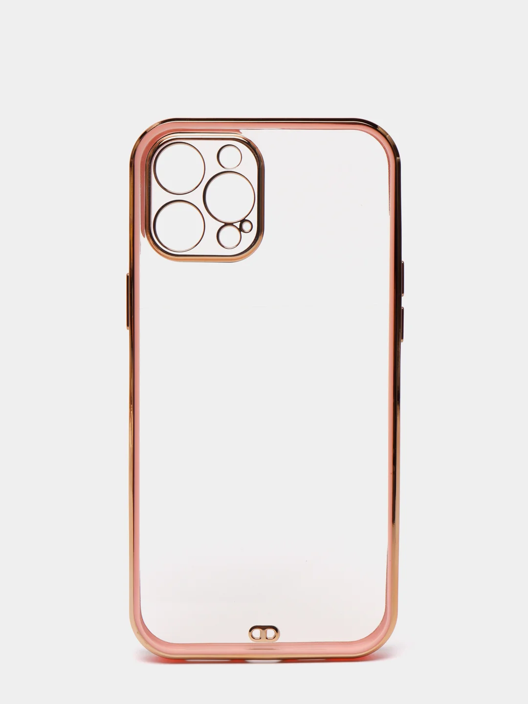 Розовый чехол для iPhone 12 Mini, 12 Pro Max, 13 Mini, 13 Pro Max с гальваническим покрытием