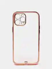 Розовый чехол для iPhone 12 Mini, 12 Pro Max, 13 Mini, 13 Pro Max с гальваническим покрытием
