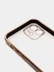 Черный чехол для iPhone 12 Mini, 12 Pro Max, 13 Mini, 13 Pro Max с гальваническим покрытием
