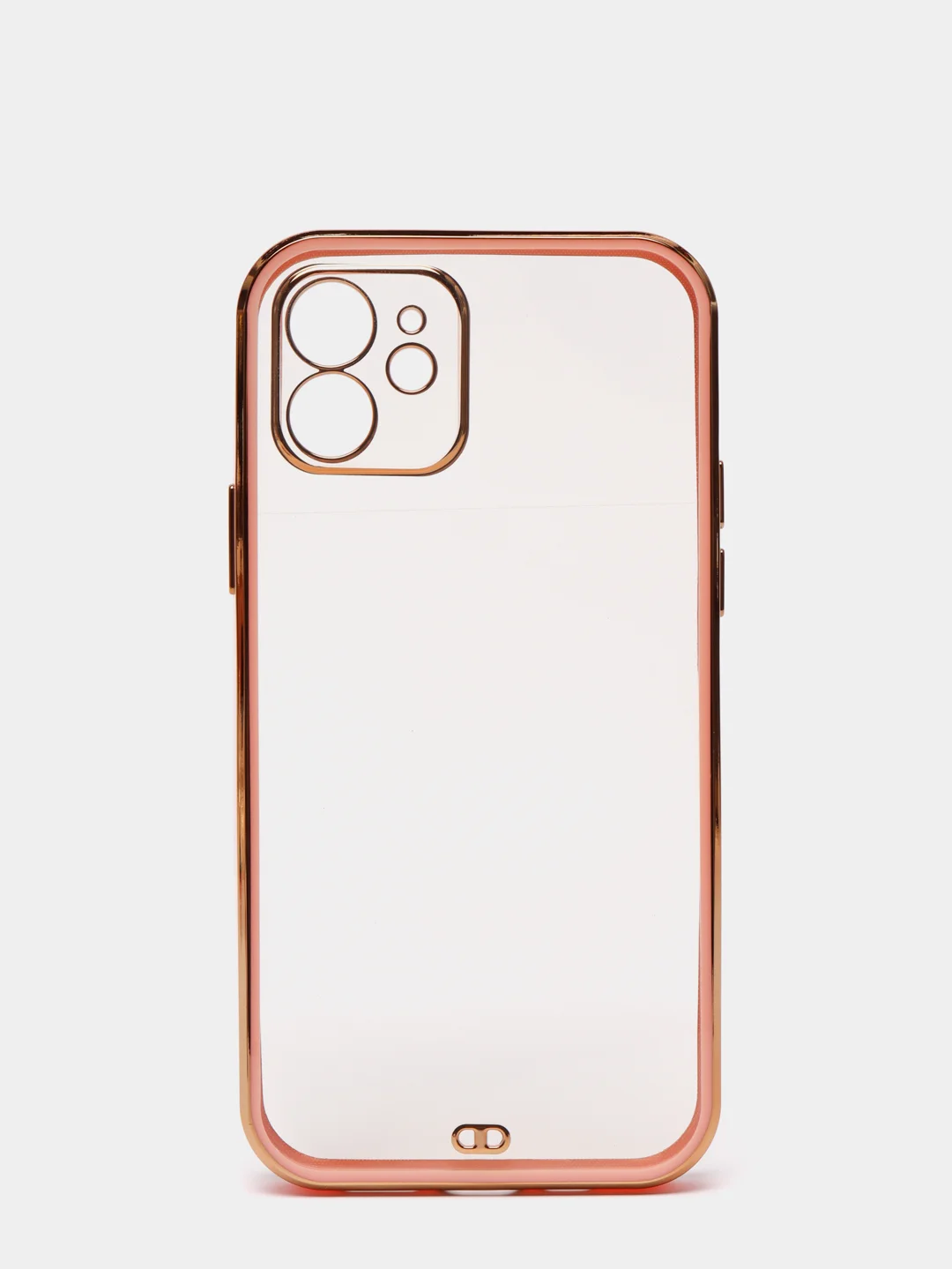 Розовый чехол для iPhone 12 Mini, 12 Pro Max, 13 Mini, 13 Pro Max с гальваническим покрытием