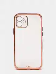 Розовый чехол для iPhone 12 Mini, 12 Pro Max, 13 Mini, 13 Pro Max с гальваническим покрытием