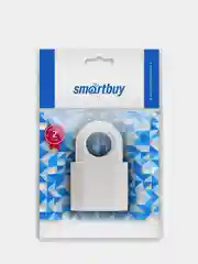 Штепсельное гнездо под плоскую вилку с кольцом белое 6А 250В Smartbuy
