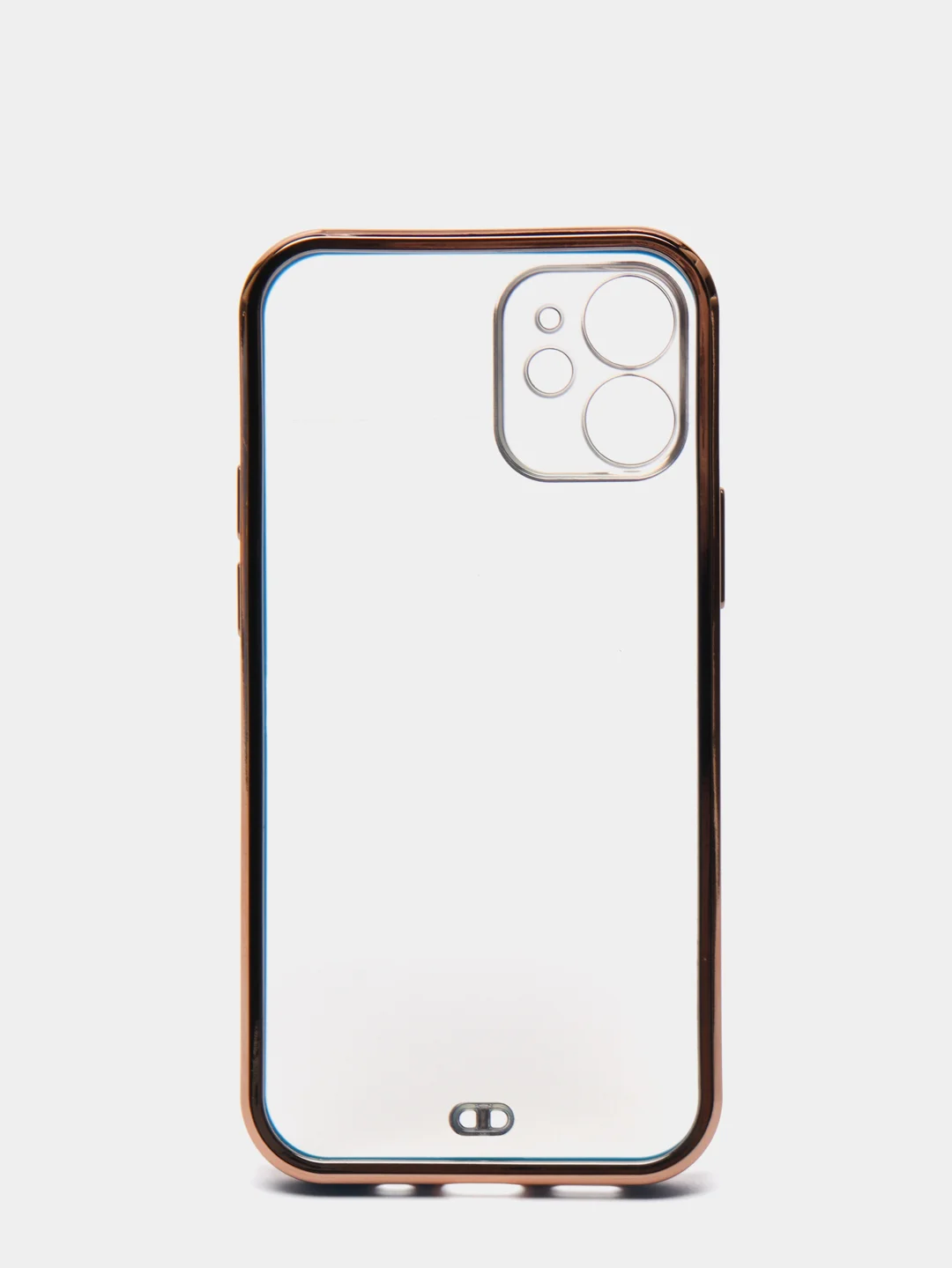 Синий чехол для iPhone 12 Mini, 12 Pro Max, 13 Mini, 13 Pro Max с гальваническим покрытием