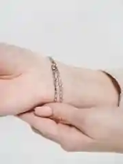 Серебряный браслет женский "Импульс"