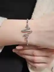 Серебряный браслет женский "Импульс"