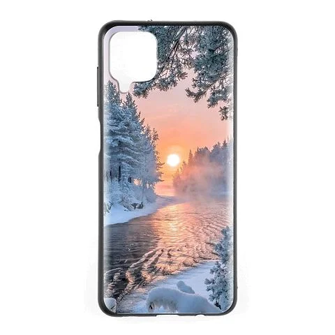 Накладка силиконовая с рисунком Samsung A12 /СамсунгА12 3D рисунком