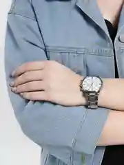 Серебряный мужские наручные часы