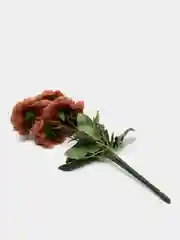 Коричневый цветы искусственные пион