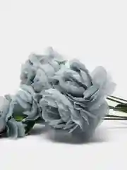 Синий меланж цветы искусственные пион