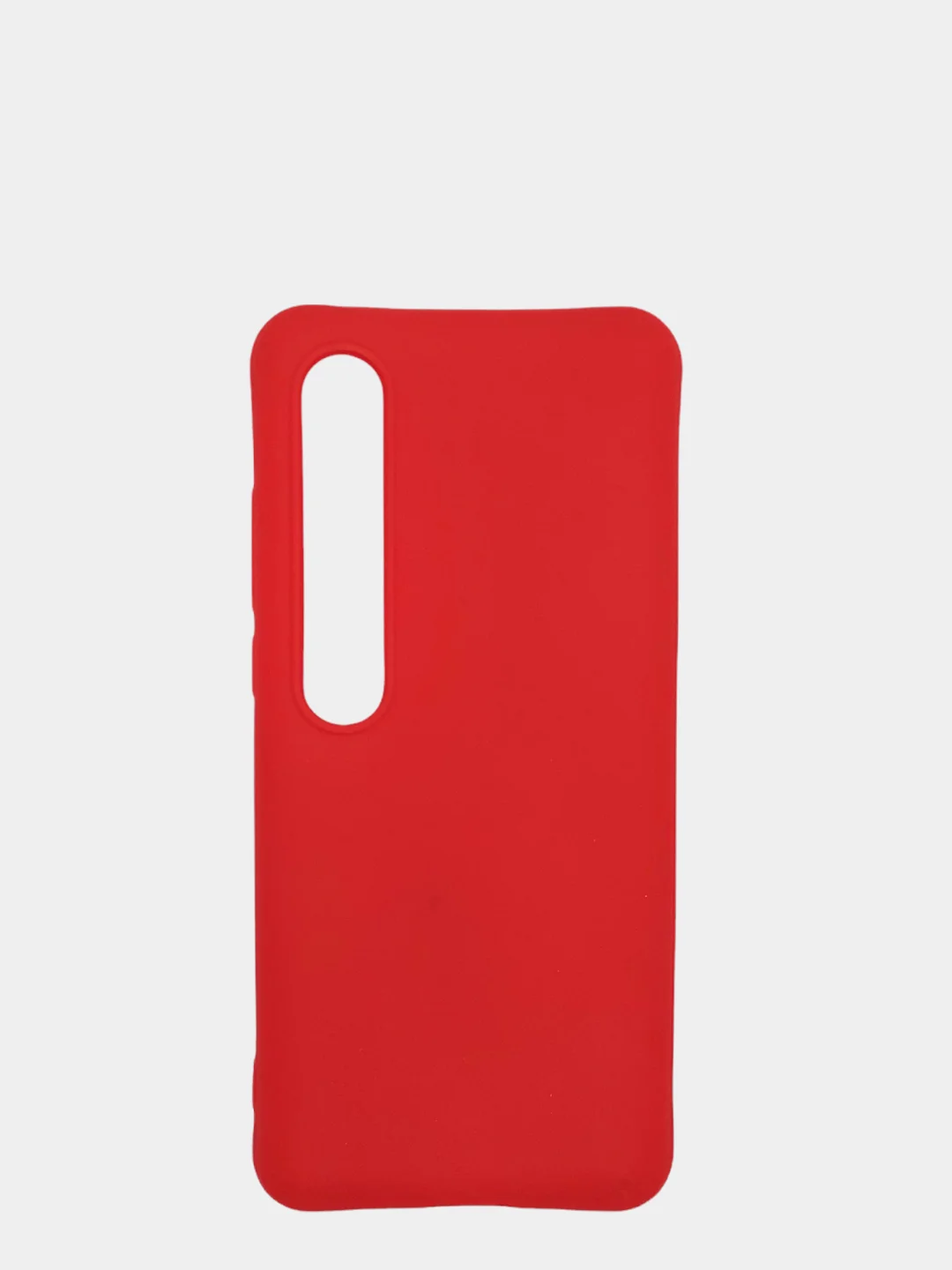 Красный мягкий и тонкий силиконовый чехол для Xiaomi Mi 10
