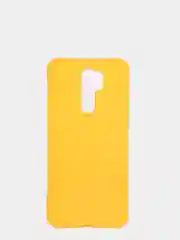 Желтый мягкий и тонкий силиконовый чехол для Xiaomi Redmi 9