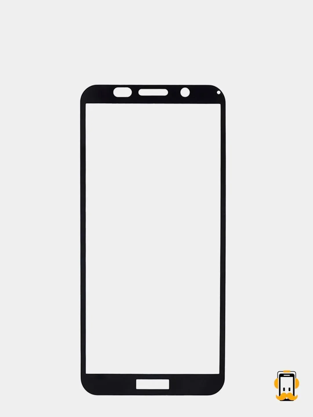 Черный защитное стекло Honor 9S / Huawei Y5p, (Хонор 9С / Хуавей У5п), 9D