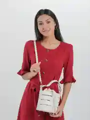Белый сумка женская летняя