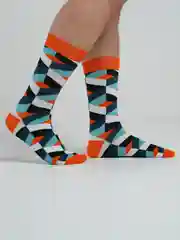 Мужские носки с цветным принтом
