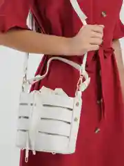 Белый сумка женская летняя