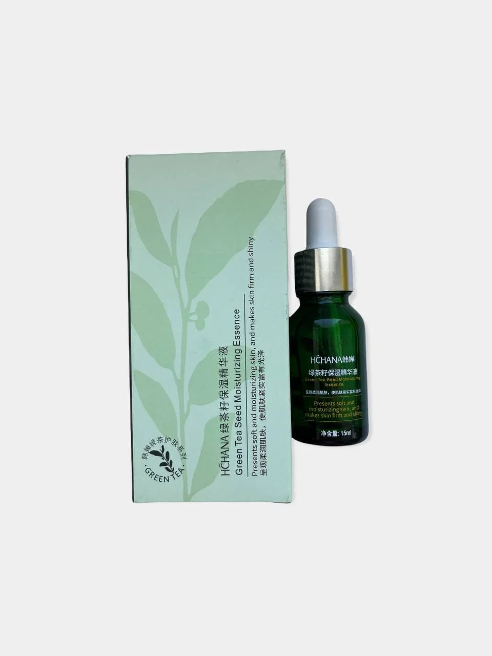 Увлажняющая сыворотка с экстрактом зеленого чая Hchana Green Tea Water Essence 15 мл