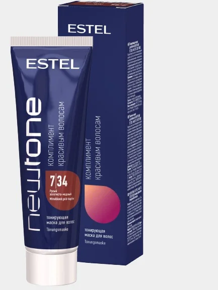 Серый estel PROFESSIONAL Тонирующая маска для волос NEWTONE ESTEL, 60 мл