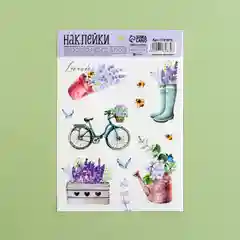 Лавандовый наклейки, для скрапбукинга