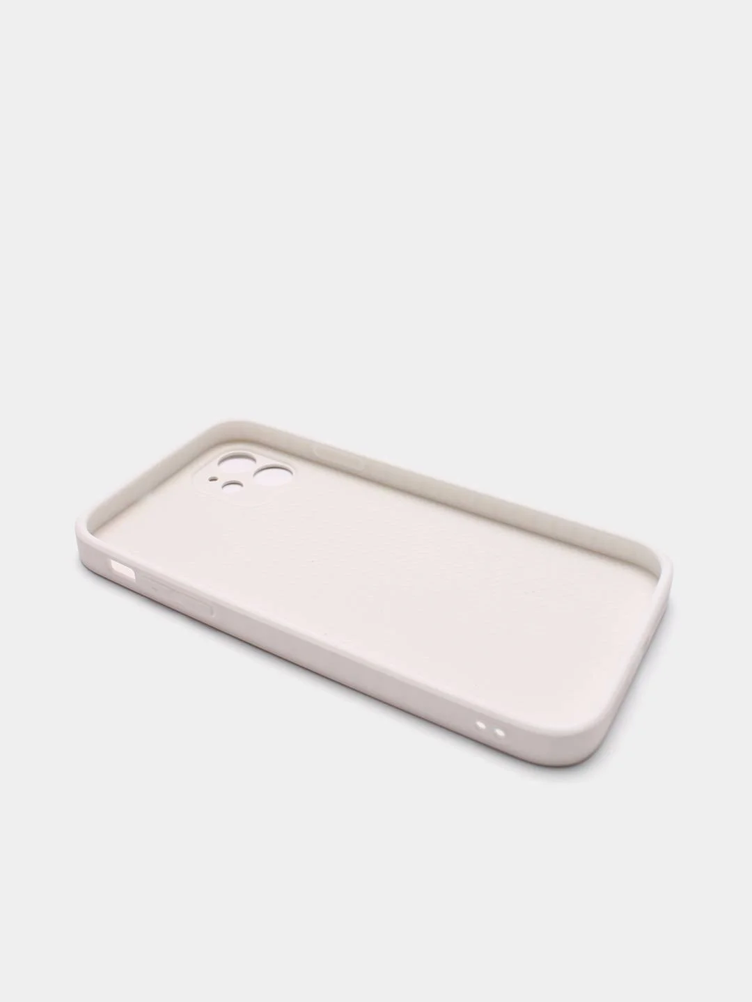Белый чехол силиконовый со стеклянной панелью для iPhone 11