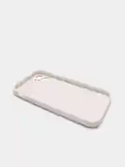Белый чехол силиконовый со стеклянной панелью для iPhone 11