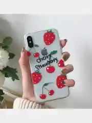 Красный чехол "Сочное лето" для iPhone 11, 12/12 Pro