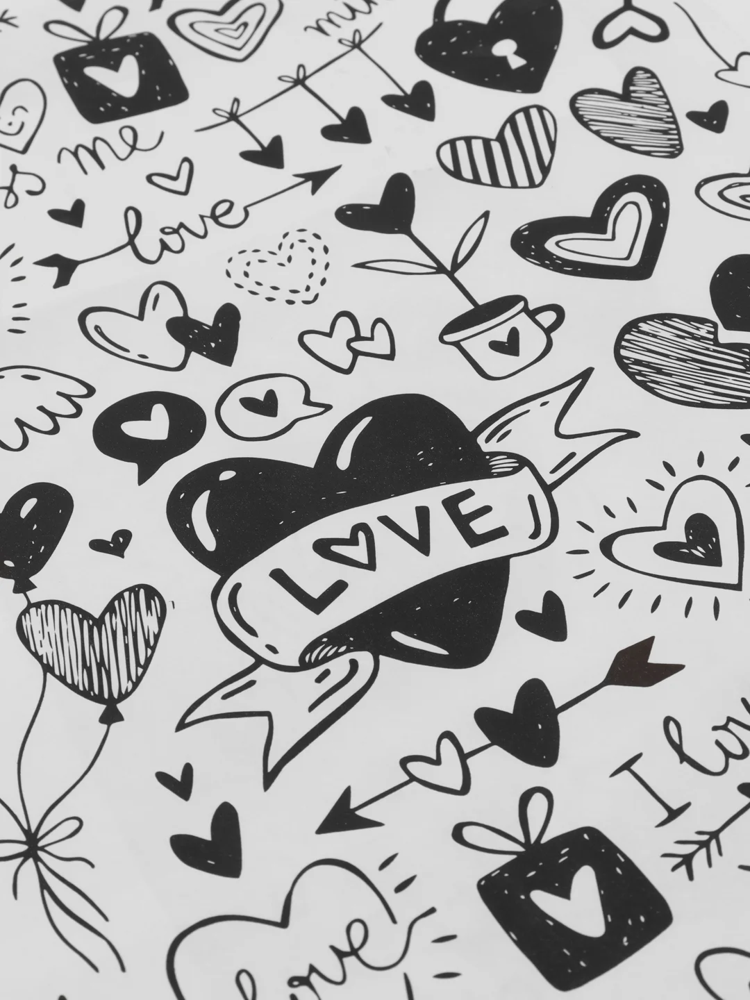 Пакет подарочный бумажный "Love you, angel", 24 х 14 х 30 см