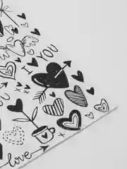 Пакет подарочный бумажный "Love you, angel", 24 х 14 х 30 см
