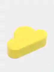 Желтый ключница настенная Облако с магнитом