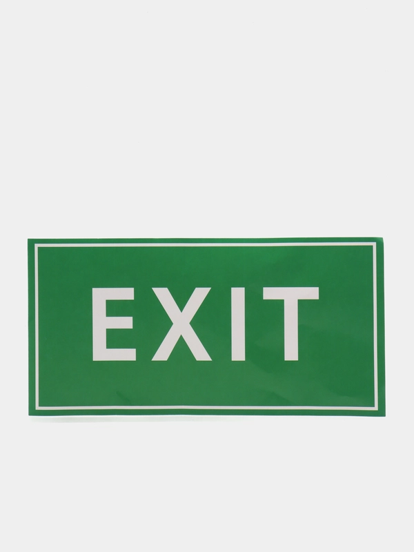 Наклейка знак EXIT, 20 х 10 см