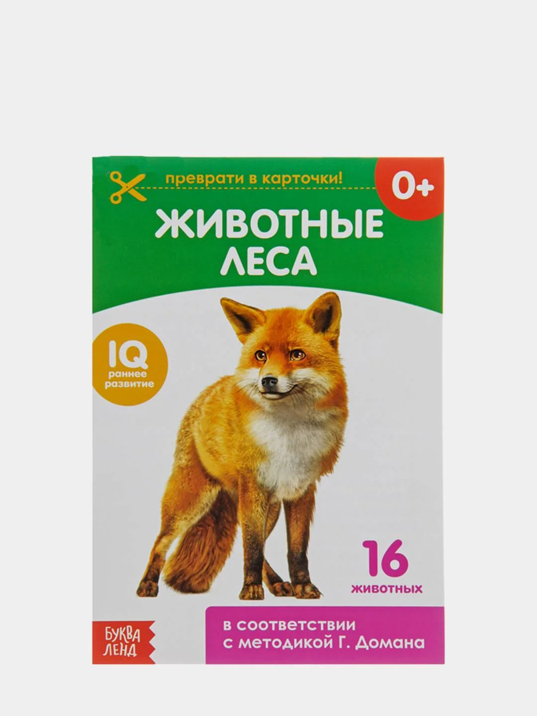 Бордовый развивающие книги-карточки Домана, 20 страниц