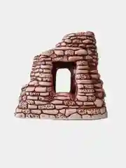 Декорация для аквариума "Дверь в скале", малая, 145/140 мм