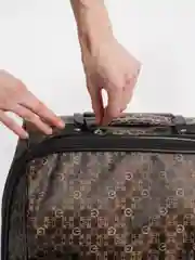 Терракотовый чемодан текстильный Kartex 0045