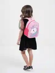 Розовый рюкзак детский с единорогом