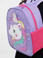 Фиолетовый рюкзак детский с единорогом