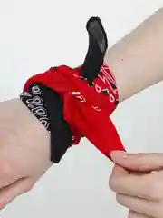 Угольный бандана с классическим принтом