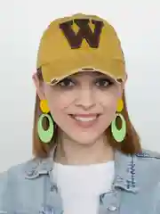 Серый джинсовая бейсболка "W"