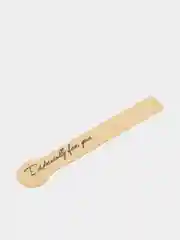Белый открытка-конверт из крафтовой бумаги, с цветком
