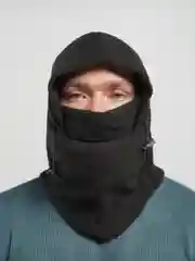 Черный флисовая балаклава