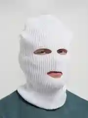 Белый балаклава мужская