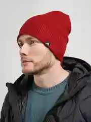 Шапка мужская Adidas BEANIE красная