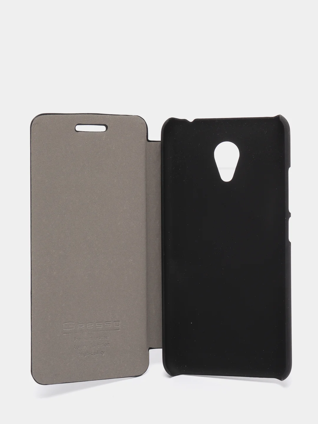Черный чехол книжка Meizu M3s